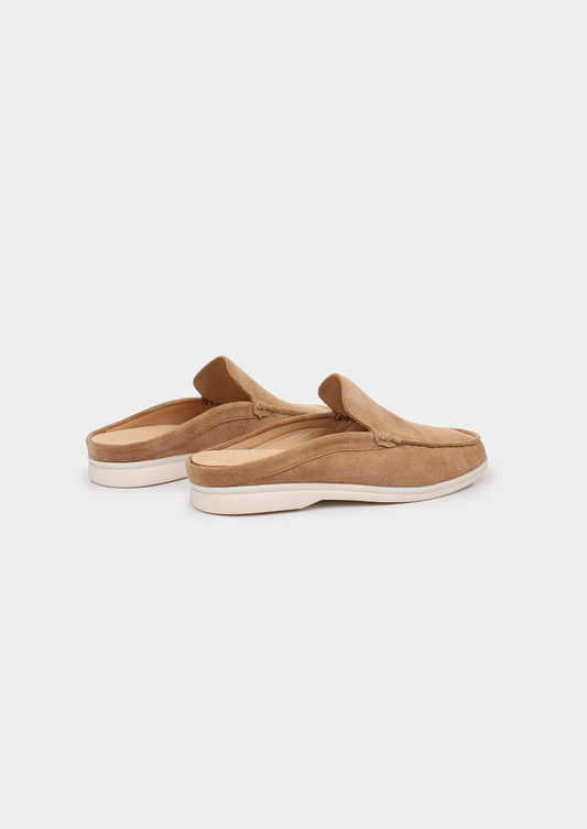 Caramel Marina Suede Slipper | Roccella