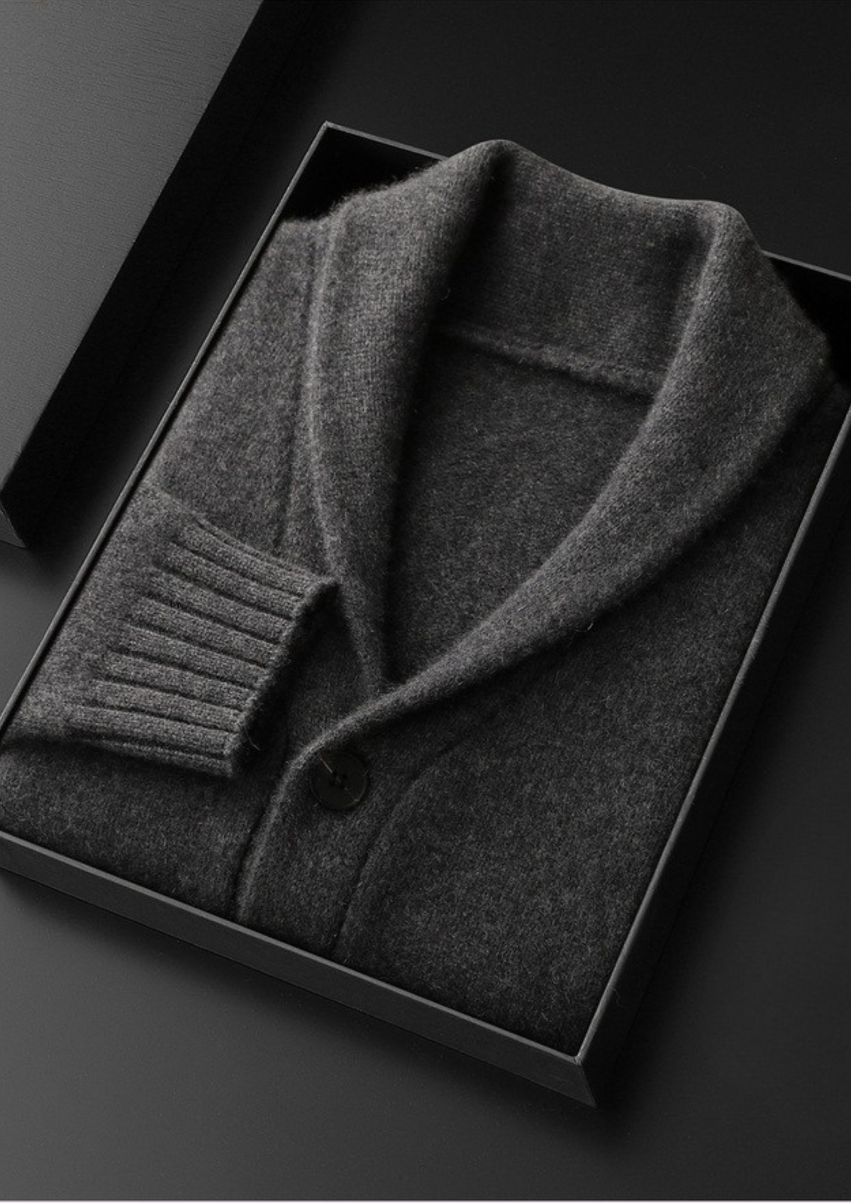 Pure Cashmere Shawl Collar Cardigan | Roccella