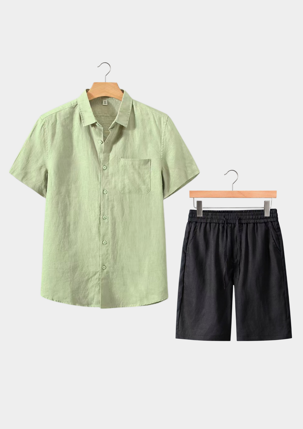 Dolcevita Shortsleeve Summer Set - Mint Green/black | Roccella