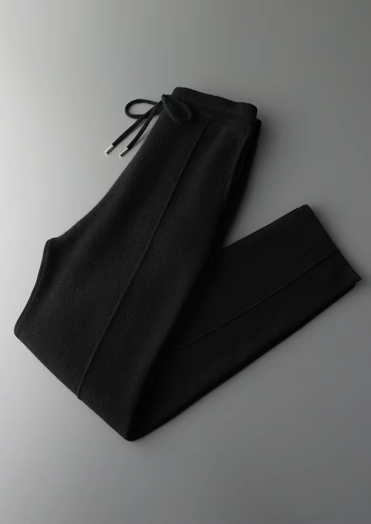 Pure Extra-Fine Merino Wool Black Falconi Set | Roccella