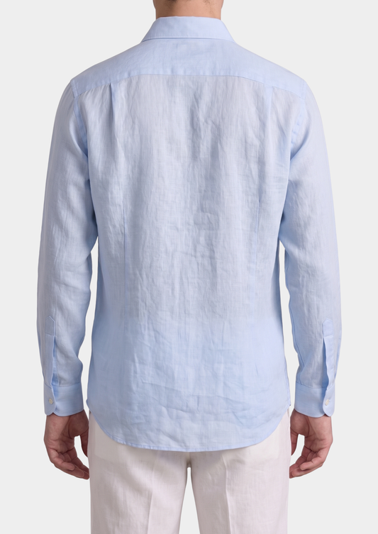 Amalfi Coastal Shirt - Light Blue | Roccella