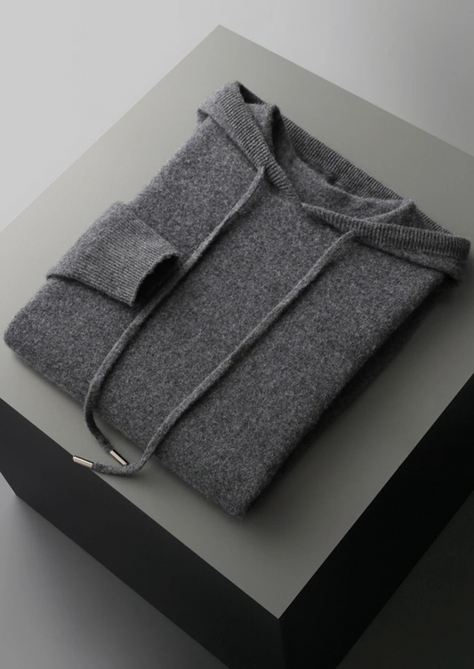 Premium Cashmere Dark Gray Alain Leisure Set | Roccella