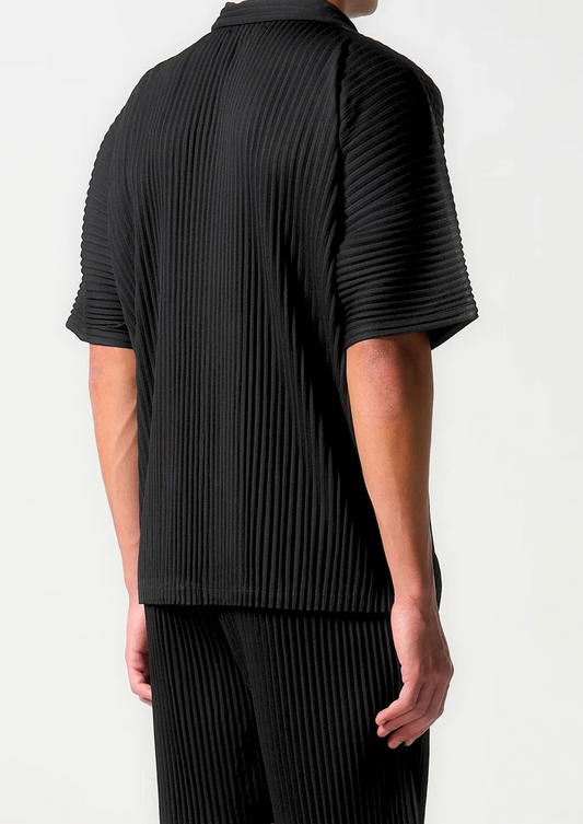 Black Pleated Summer Set | Roccella