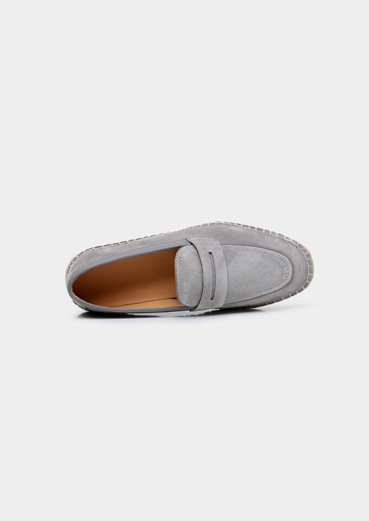 Penny Seaside Espadrilles - Light Gray | Roccella