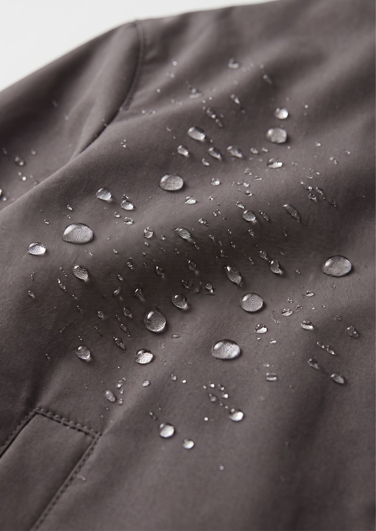 Fog Gray Technical Windbreaker Jacket | Roccella
