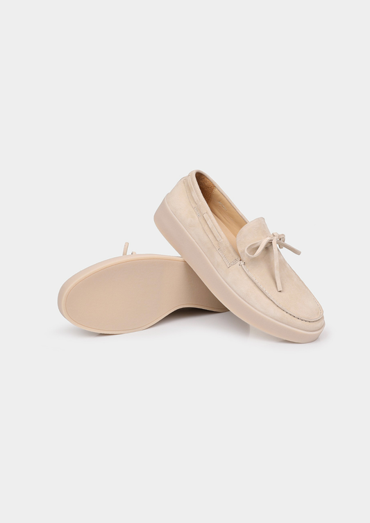 Ivory Boat Loafers | Roccella