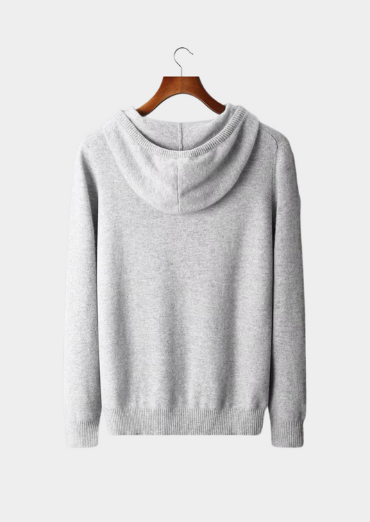 Pure Extra-Fine Merino Wool Leisure Hoodie | Roccella