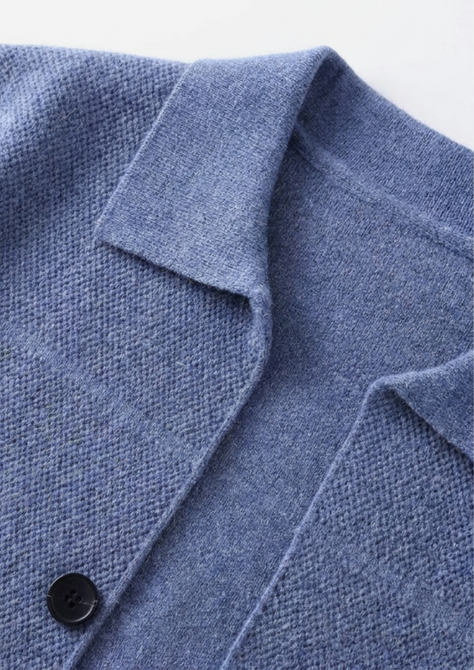 Pure Extra-Fine Merino Wool Button Overshirt | Roccella