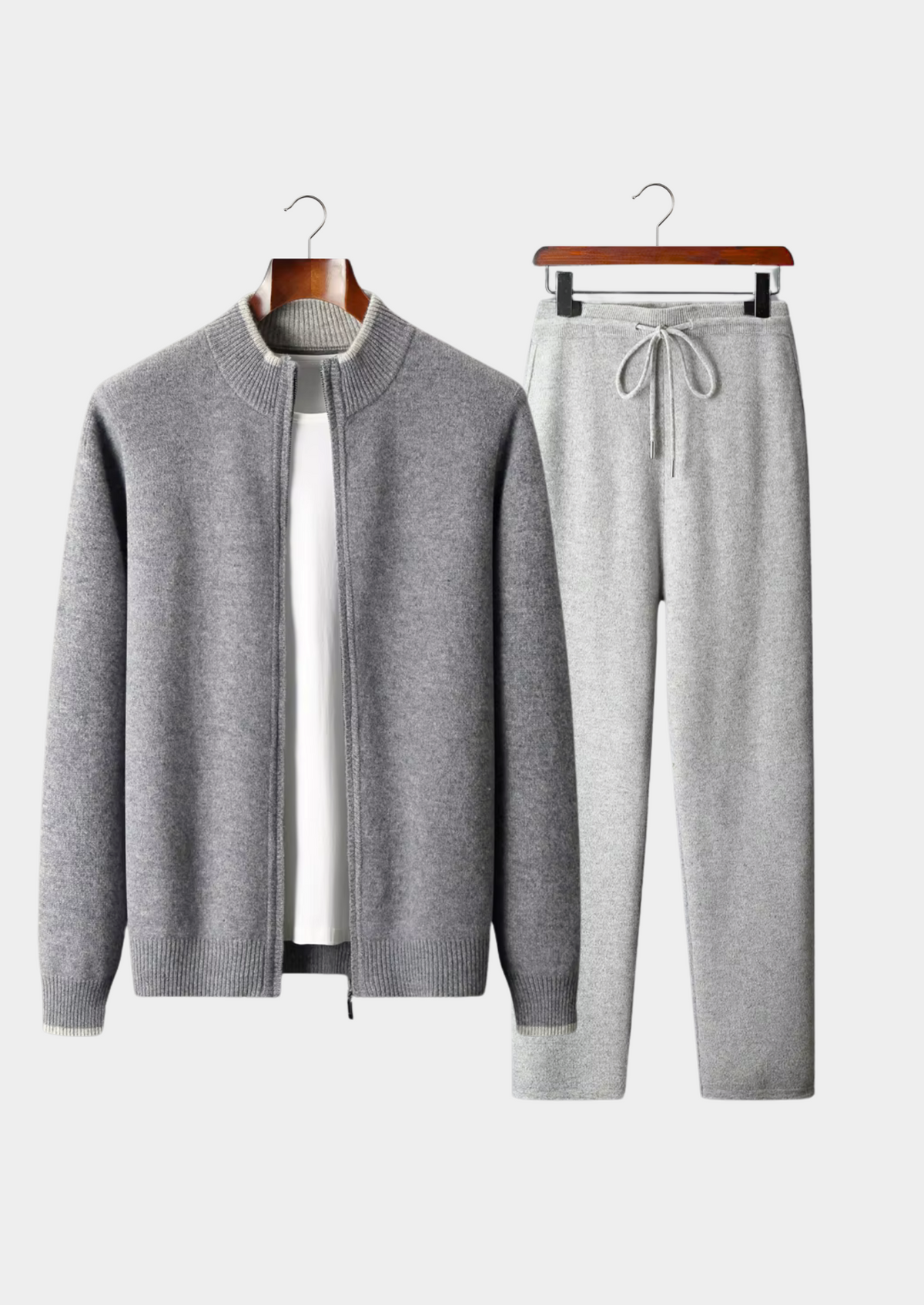 Pure Extra-Fine Merino Wool Two Tone Set | Roccella