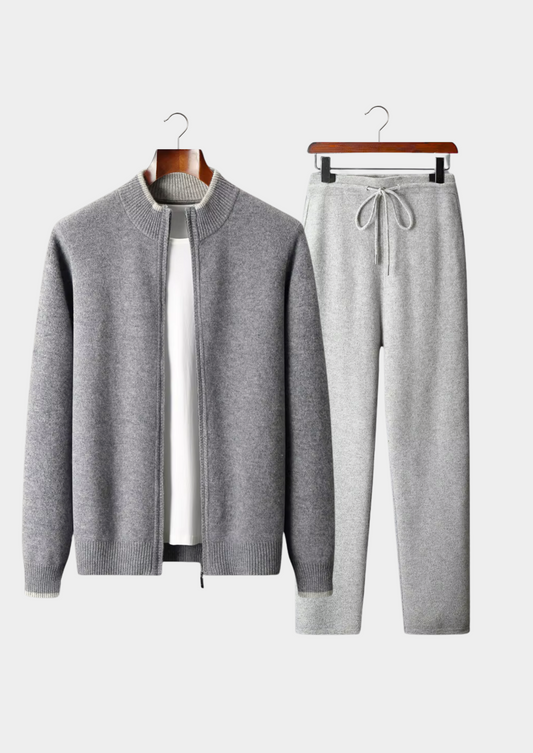 Pure Extra-Fine Merino Wool Two Tone Set | Roccella