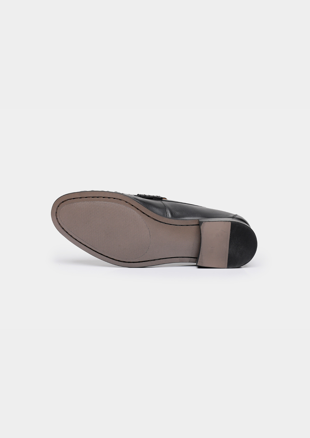 Black Classic Penny Leather Loafers | Roccella