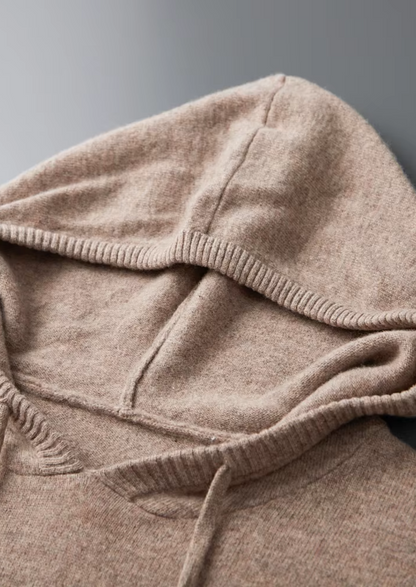 Pure Extra-Fine Merino Wool Leisure Hoodie | Roccella
