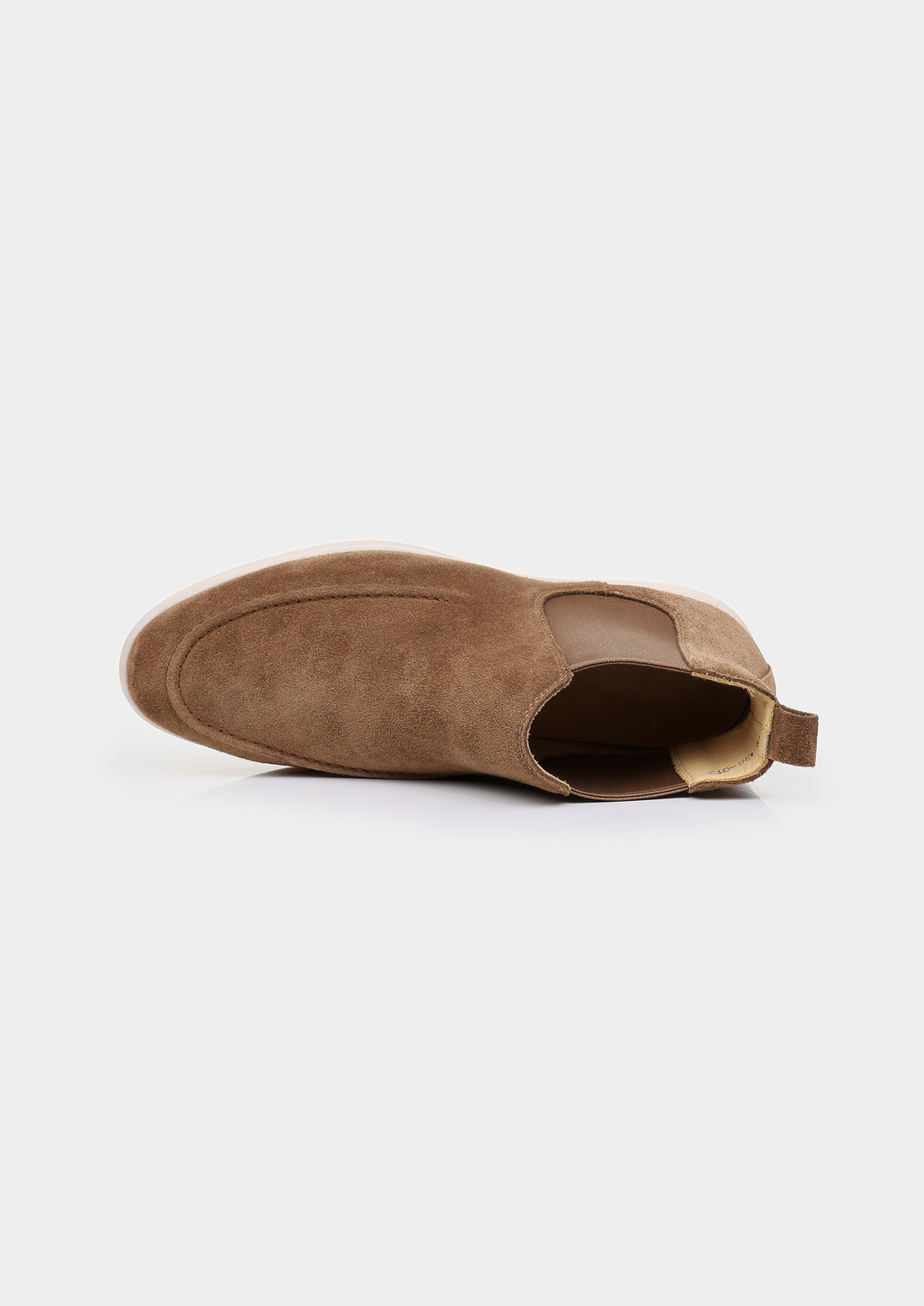 Light Brown Suede Chelsea Boot | Roccella