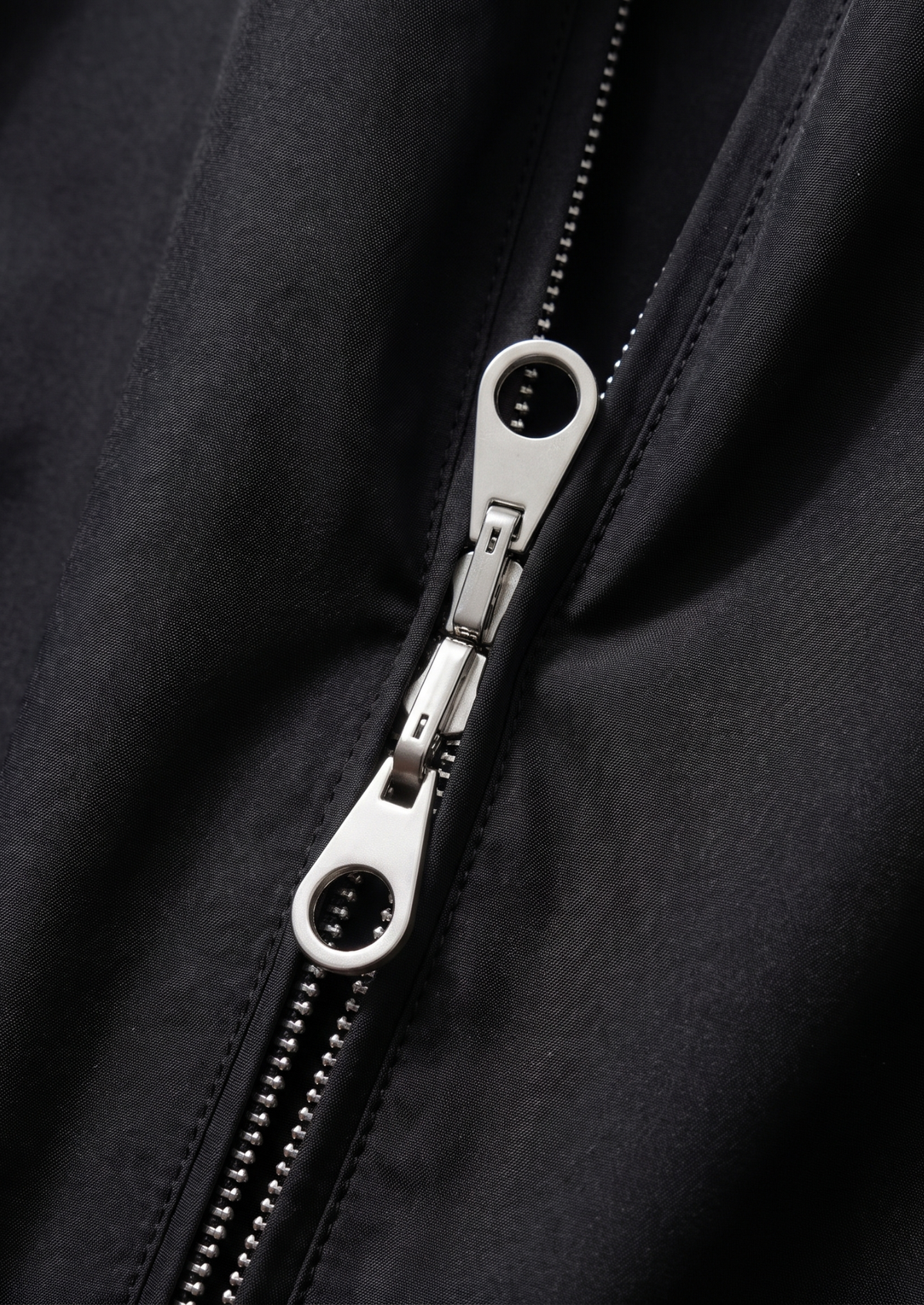 Black Technical Windbreaker Jacket | Roccella