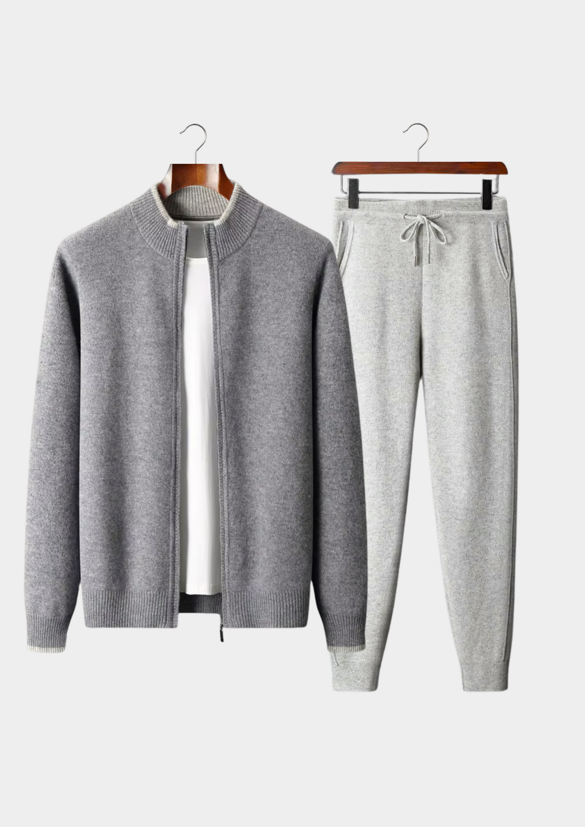 Pure Extra-Fine Merino Wool Two Tone Set | Roccella