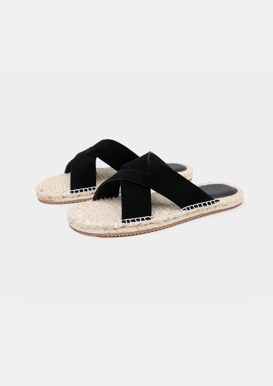 Black Resort Sandal | Roccella
