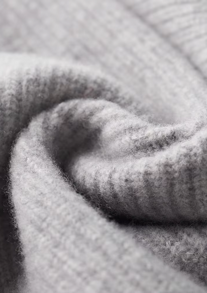 Pure Extra-Fine Merino Wool Ribbed Cardigan | Roccella