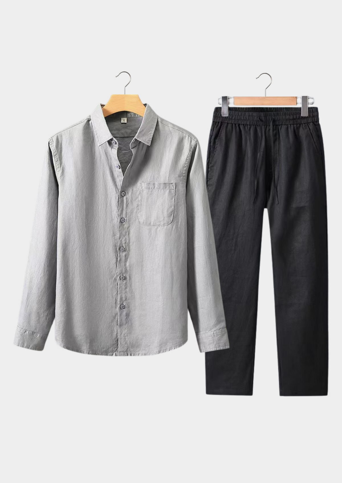 Dolcevita Longsleeve Summer Set - Gray/black | Roccella