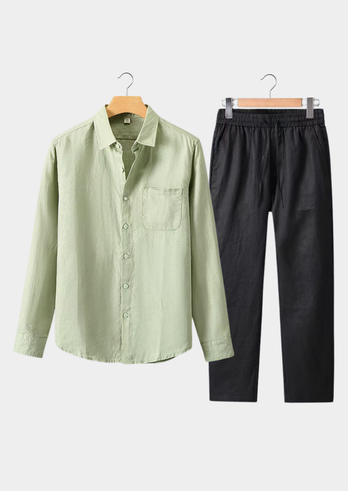 Dolcevita Longsleeve Summer Set - Mint Green/black | Roccella