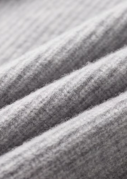 Pure Extra-Fine Merino Wool Ribbed Cardigan | Roccella