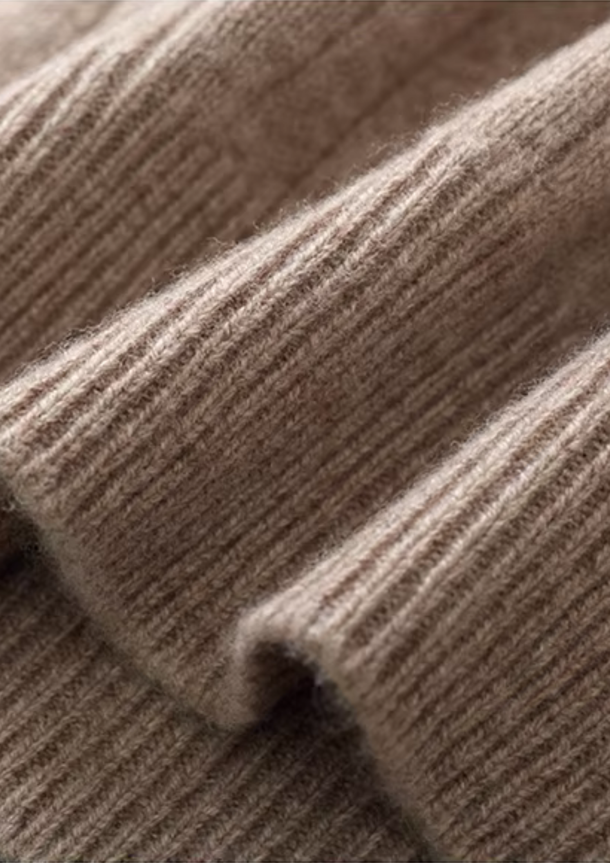 Pure Extra-Fine Merino Wool Rib Mockneck | Roccella