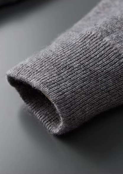 Pure Extra-Fine Merino Wool Polo Zip Cardigan | Roccella