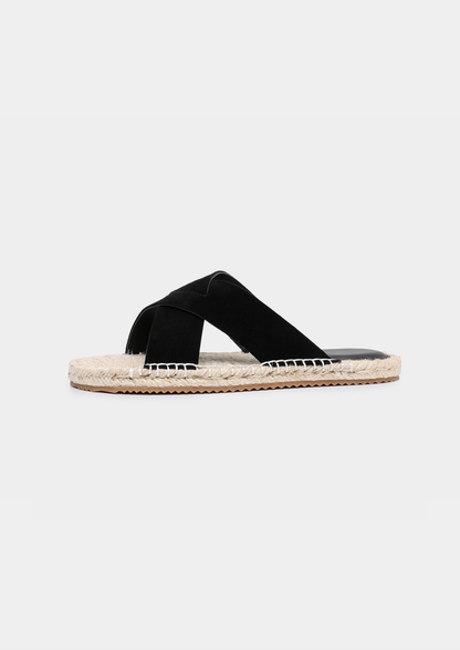 Black Resort Sandal | Roccella