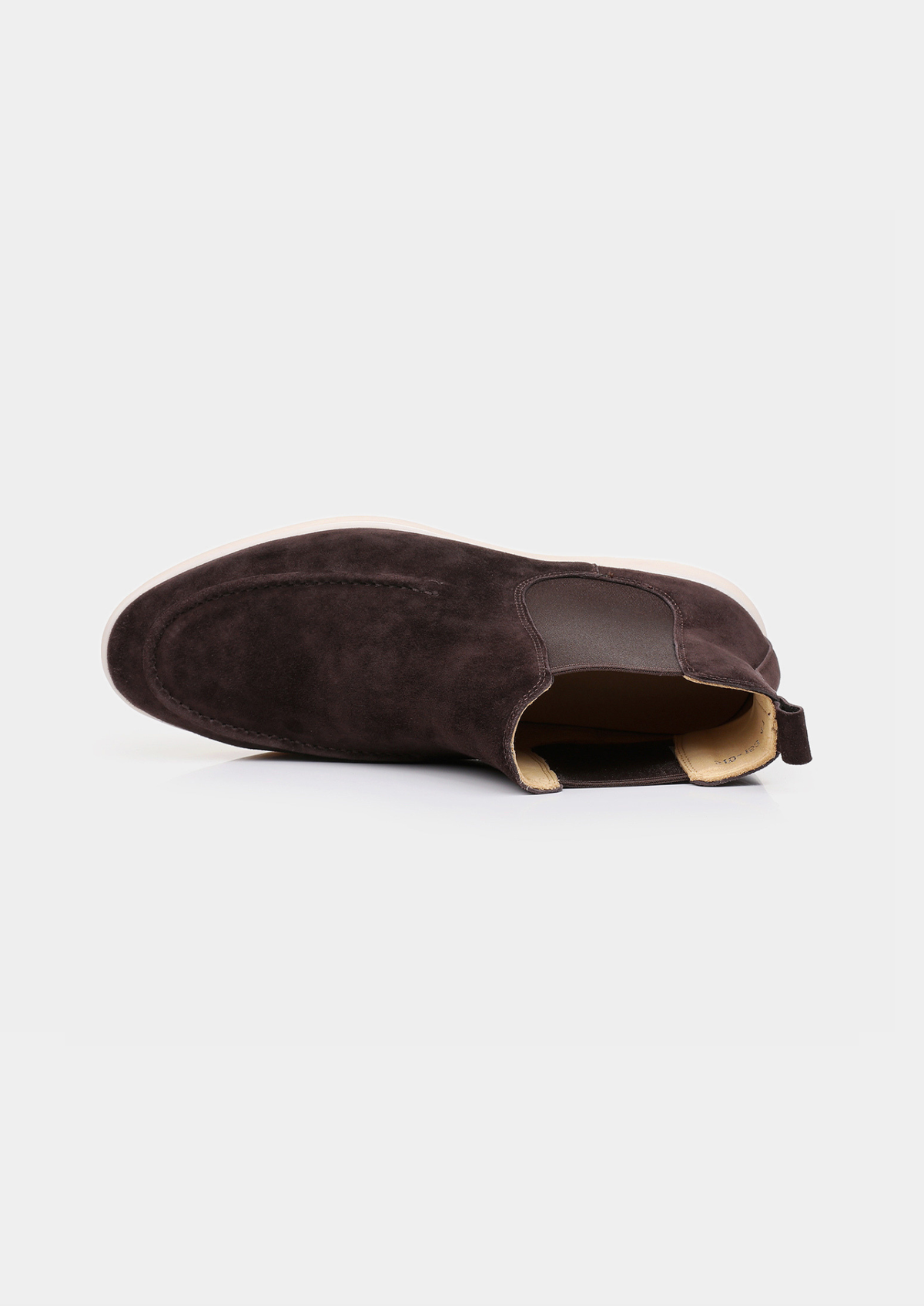 Coffee Suede Chelsea Boot | Roccella