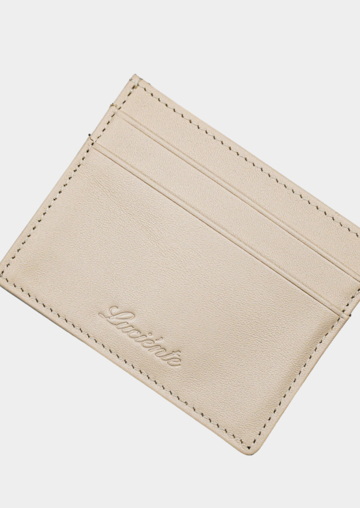 Essential Calfskin Leather Cardholder - Taupe | Roccella
