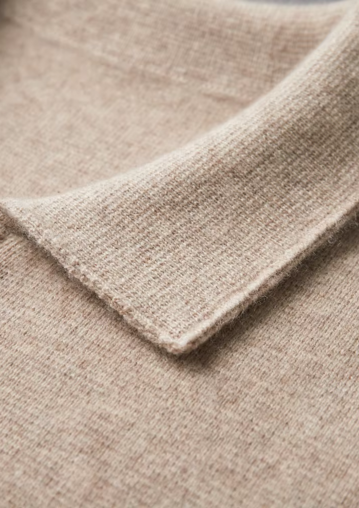 Pure Extra-Fine Merino Wool Zip Polo Cardigan | Roccella