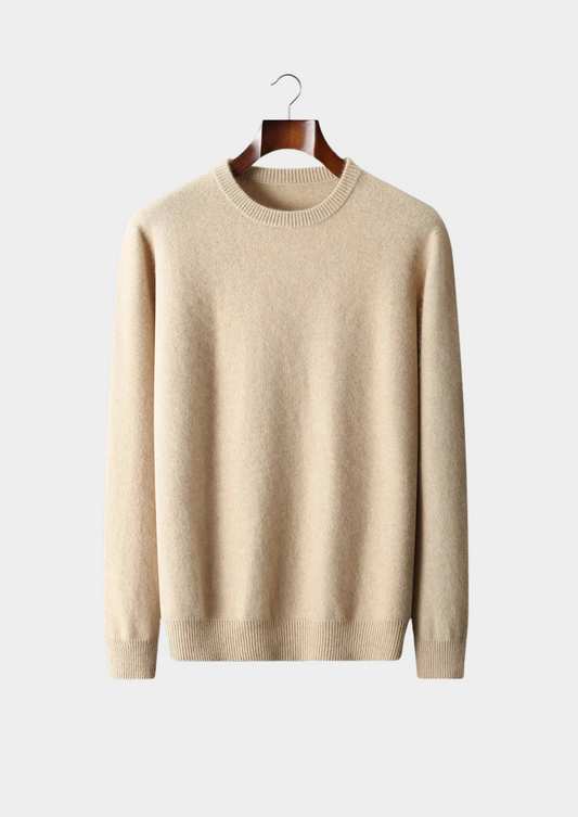 Pure Extra-Fine Merino Wool Classic Crewneck | Roccella
