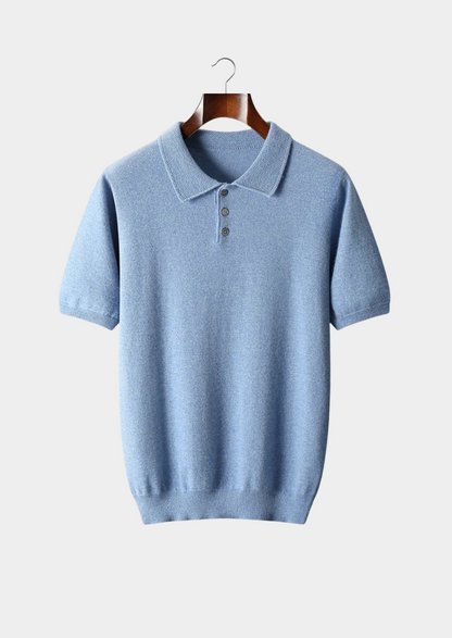 Premium Cashmere Classic Polo Shirt | Roccella