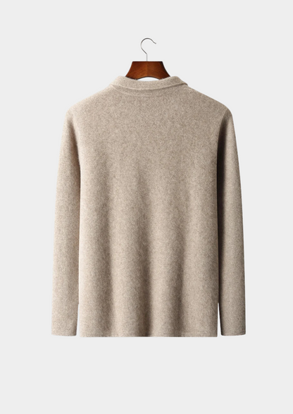Premium Cashmere Zipper Cardigan | Roccella