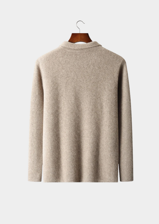 Premium Cashmere Zipper Cardigan | Roccella