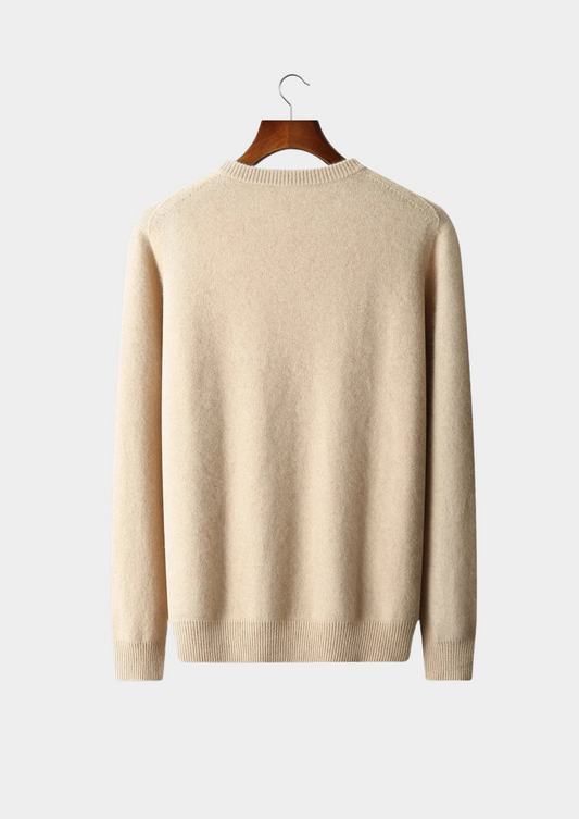 Pure Extra-Fine Merino Wool Classic Crewneck | Roccella