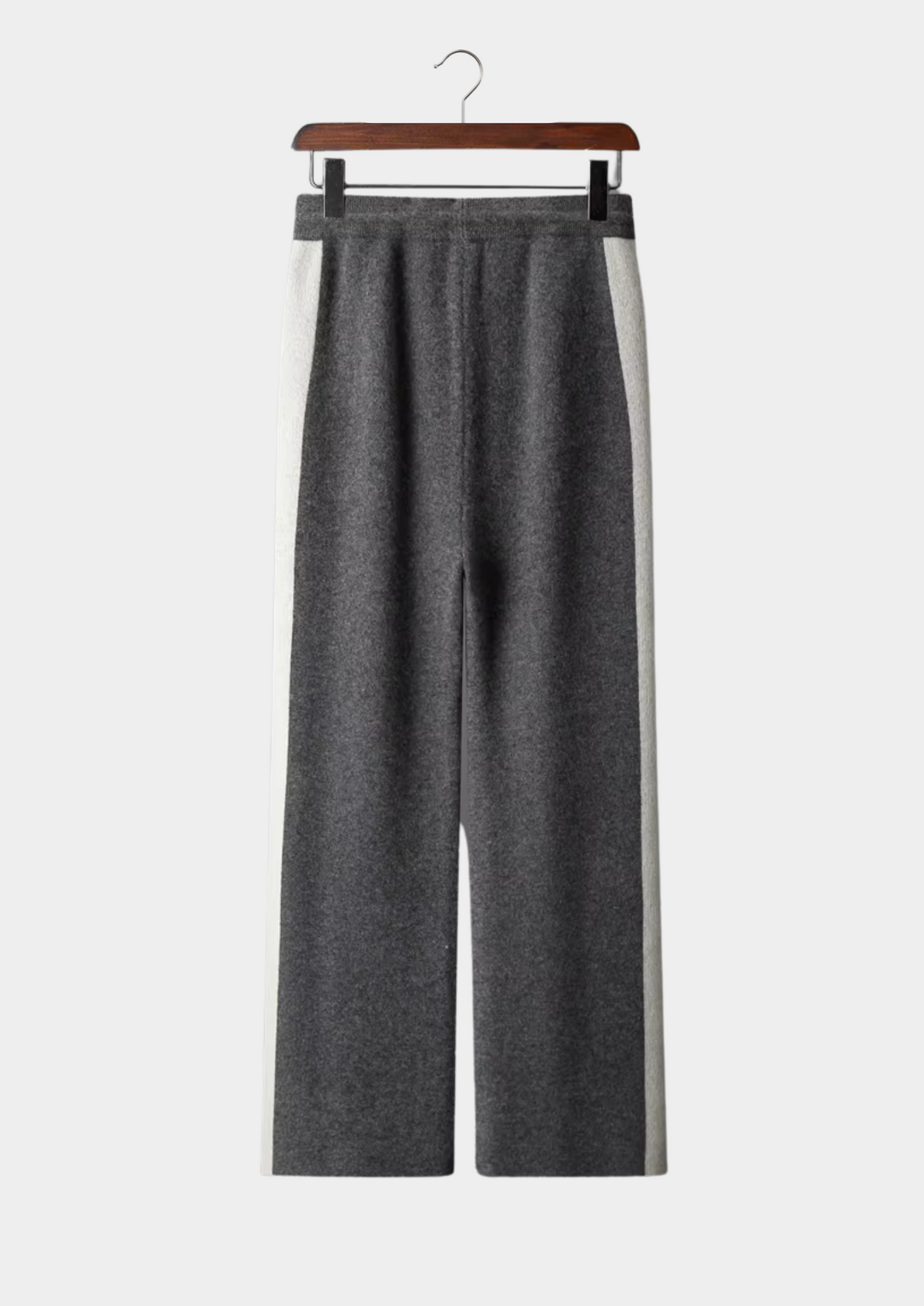 Pure Extra-Fine Merino Wool Wide Leisure Trousers | Roccella