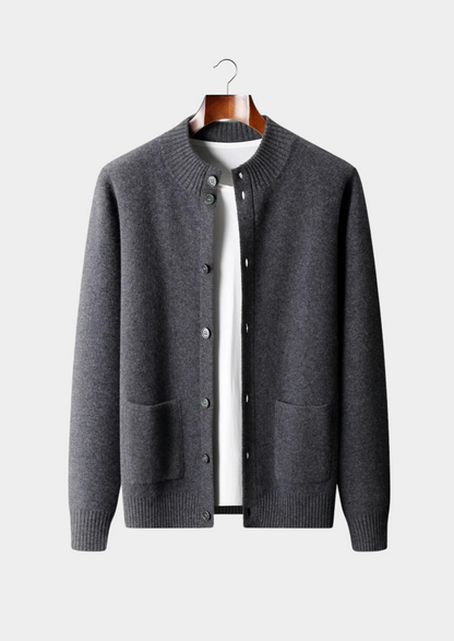 Premium Cashmere Button Cardigan | Roccella