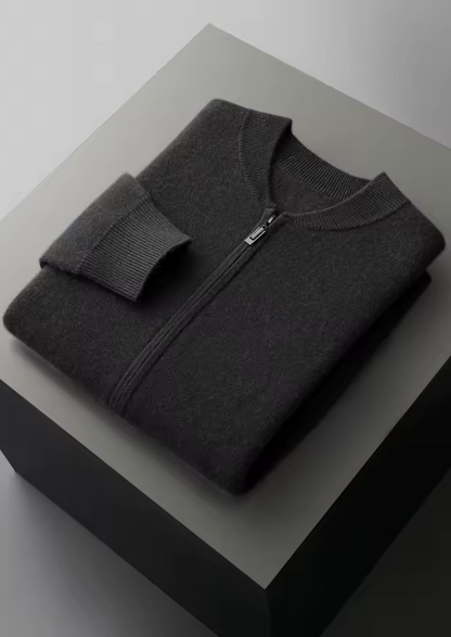 Pure Extra-Fine Merino Wool Black Falconi Set | Roccella