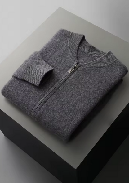 Pure Extra-Fine Merino Wool Dark Gray Falconi Set | Roccella