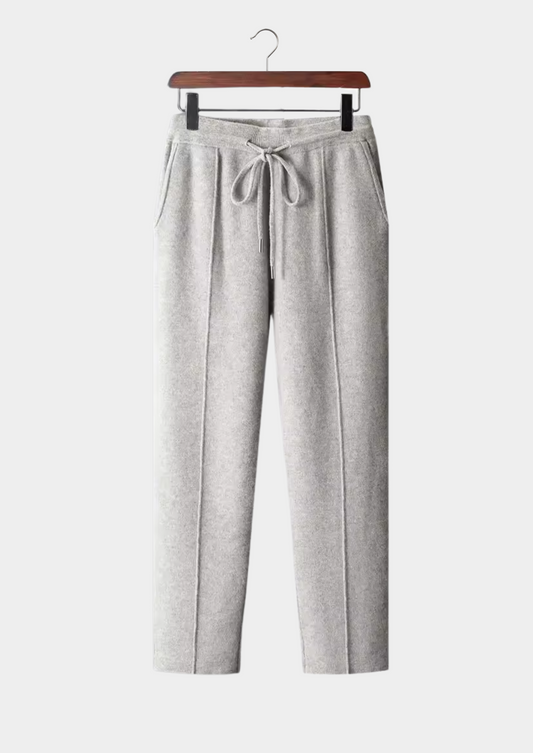 Pure Extra-Fine Merino Wool Leisure Trousers | Roccella
