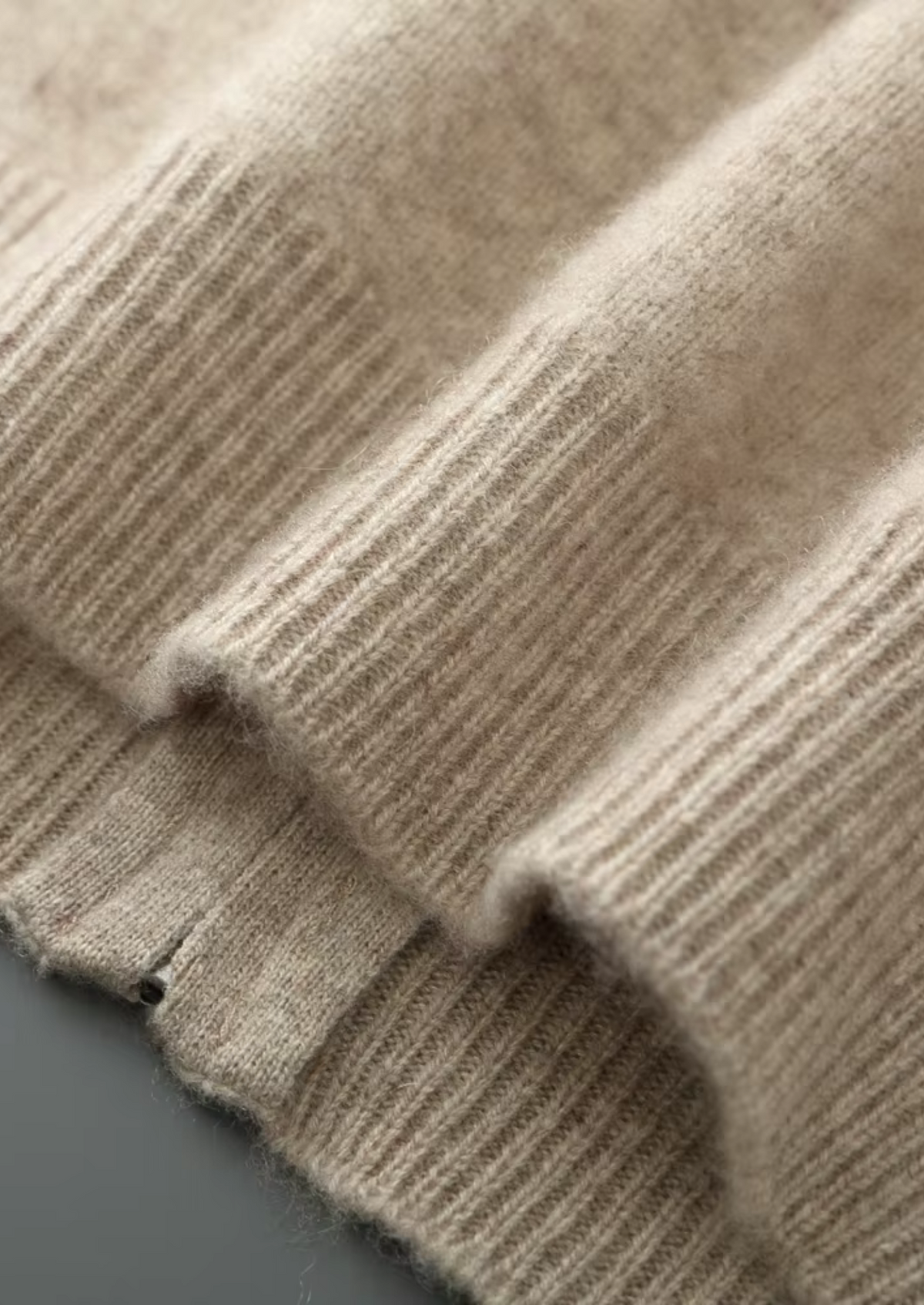 Pure Extra-Fine Merino Wool Zipper Cardigan | Roccella