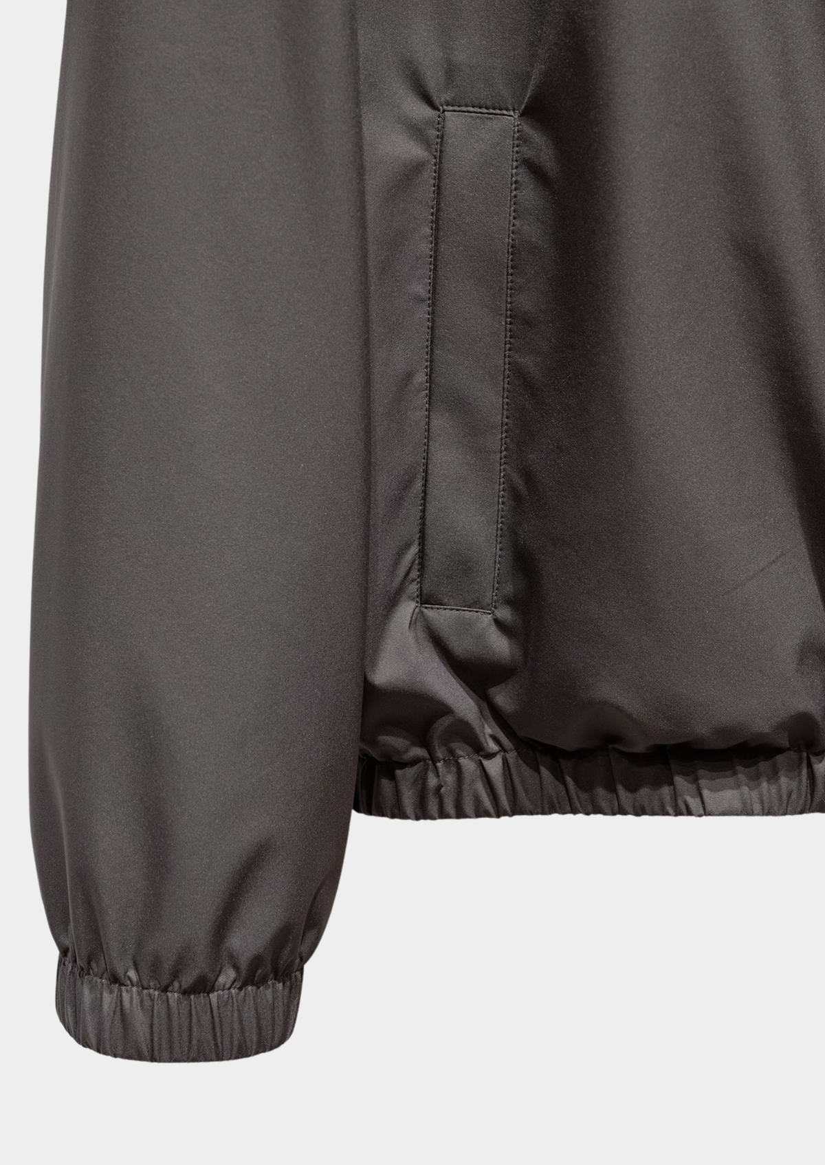 Fog Gray Technical Windbreaker Jacket | Roccella