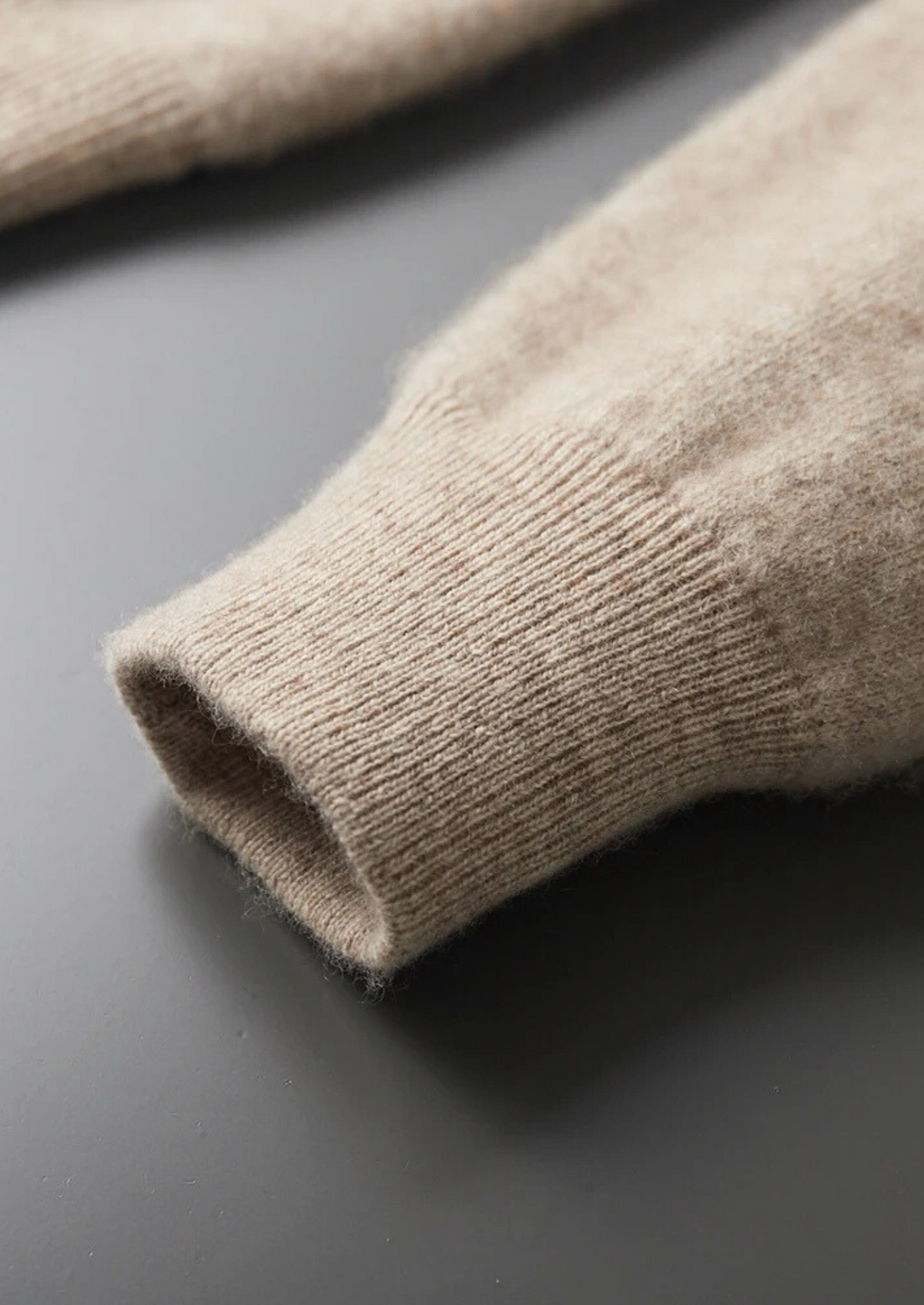 Premium Cashmere Two Tone Zip Cardigan | Roccella