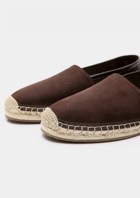 Seaside Espadrilles - Dark Brown | Roccella
