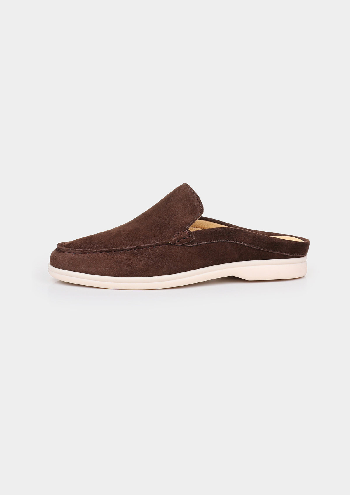 Coffee Marina Suede Slipper | Roccella