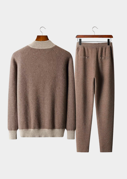 Premium Cashmere Sand Torino Leisure Set | Roccella