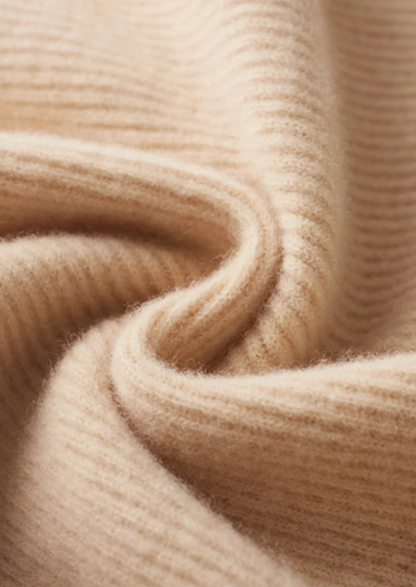 Pure Extra-Fine Merino Wool Ribbed Zip Cardigan | Roccella