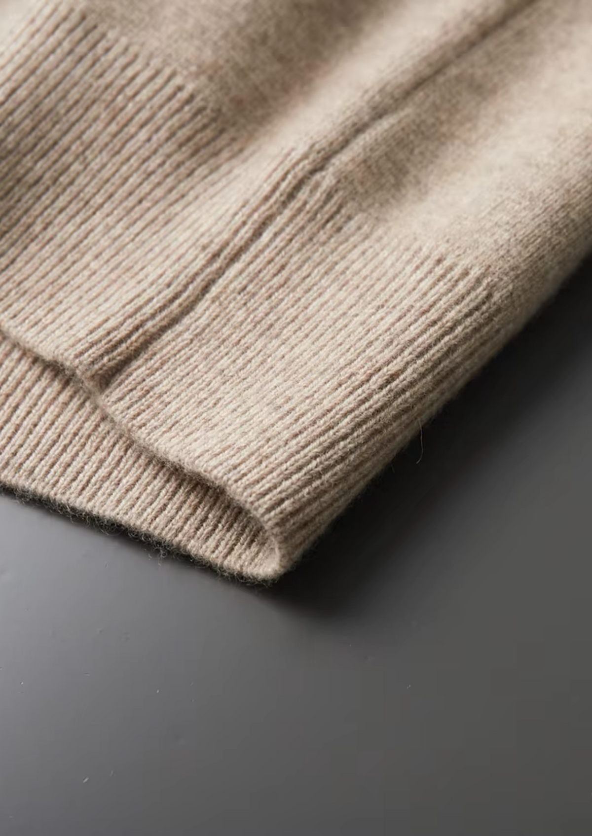 Pure Extra-Fine Merino Wool Zip Polo Cardigan | Roccella