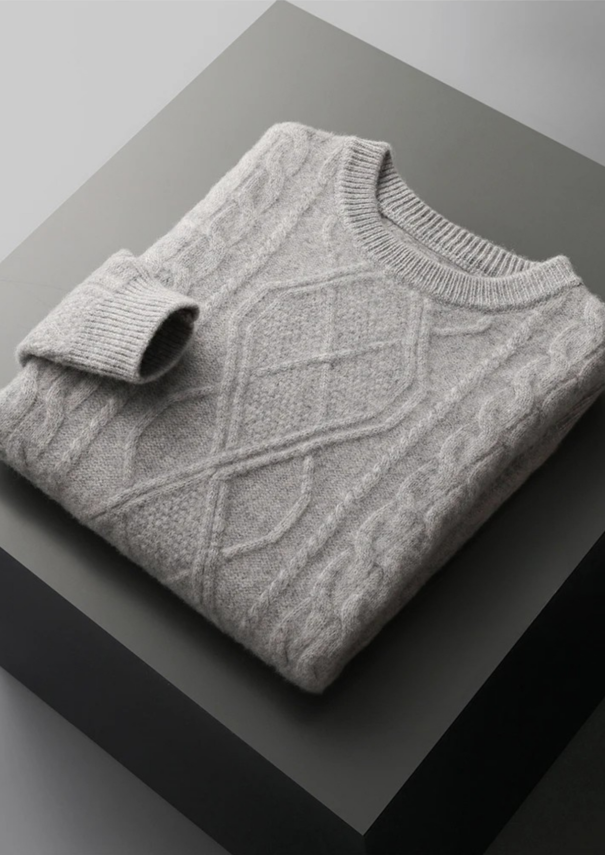 Pure Extra-Fine Merino Wool Wintertime Crewneck | Roccella