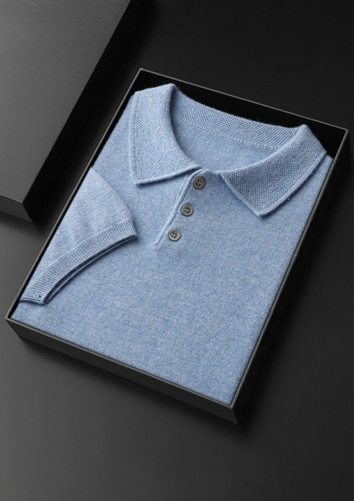 Premium Cashmere Classic Polo Shirt | Roccella